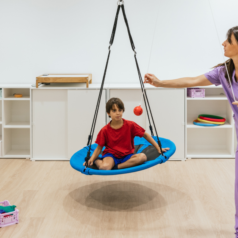 Child working with Pediatric Occupational Therapist