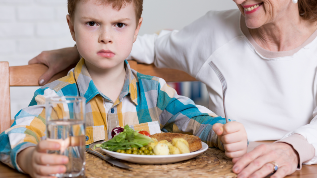 child not wanting to eat dinner