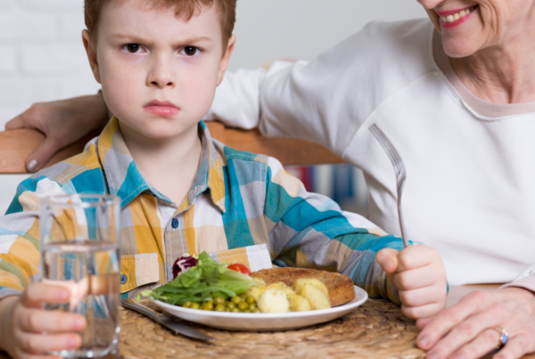 child not wanting to eat dinner